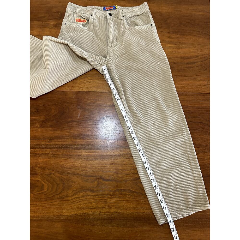 Khaki Tan Empyre Loose Fit Straight Leg Corduroy Pants | Skater - (Men's 30) - Picture 5 of 9